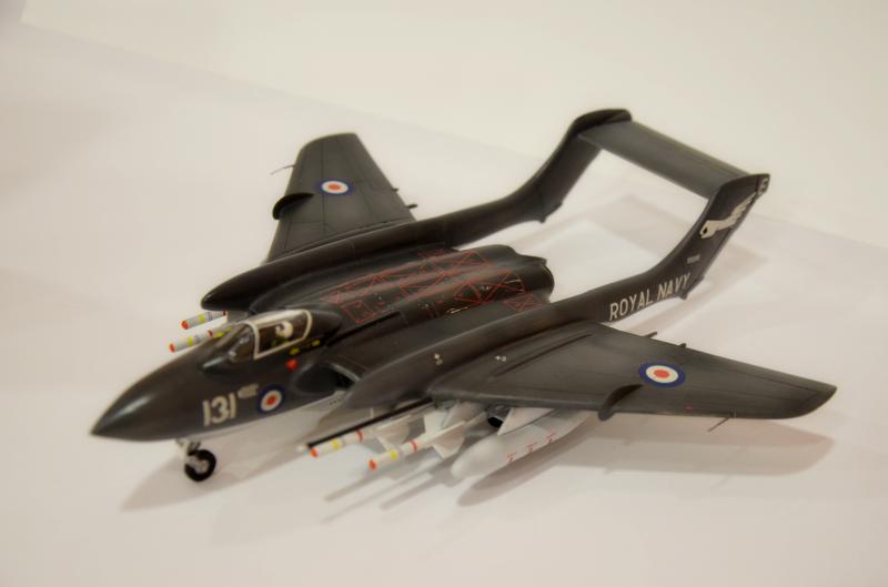 72031 Всепогодный английский палубный истребитель «Си Виксен» FAW.2 ARK model