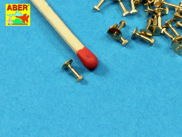 ABR-16-112  Дополнения для  Turned Hexagonal bolts (1,34x2,60mm) x 30 pcs. универсальный набор 1/16