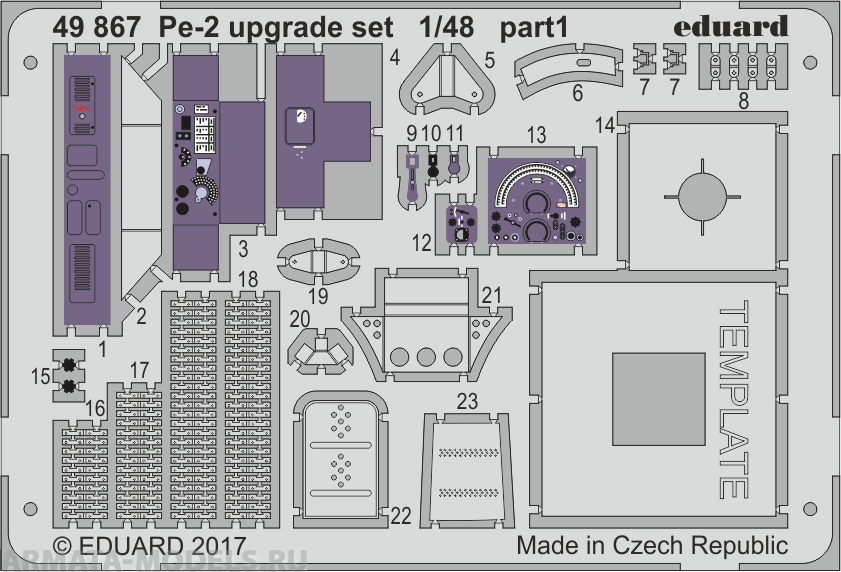 49867ED Pe-2 upgrade set  1/48