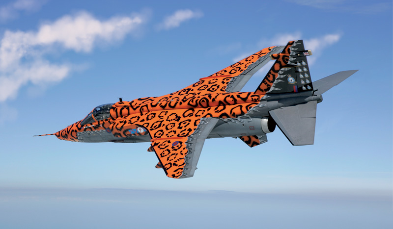 1357ИТ Самолет Jaguar Gr.3 Big Cat специальной окраске Italeri