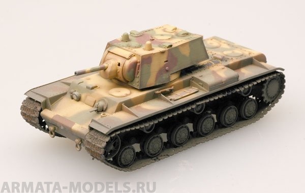 36275 Танк  КВ-1 1941 г. трехцветный камуфляж Easy Model