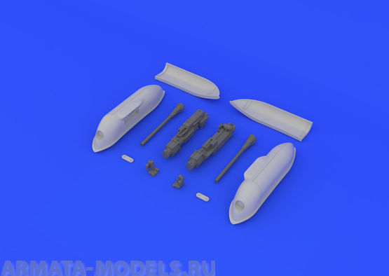 632035ED  Bf 109G cannon pods (for Revell kit) 1/32