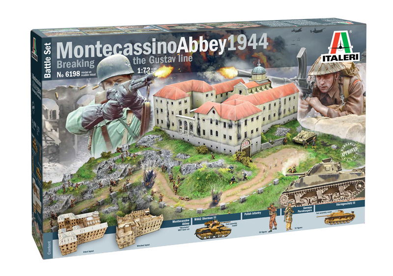6198ИТ Набор MONTECASSINO 1944: Gustav Line Battle Italeri