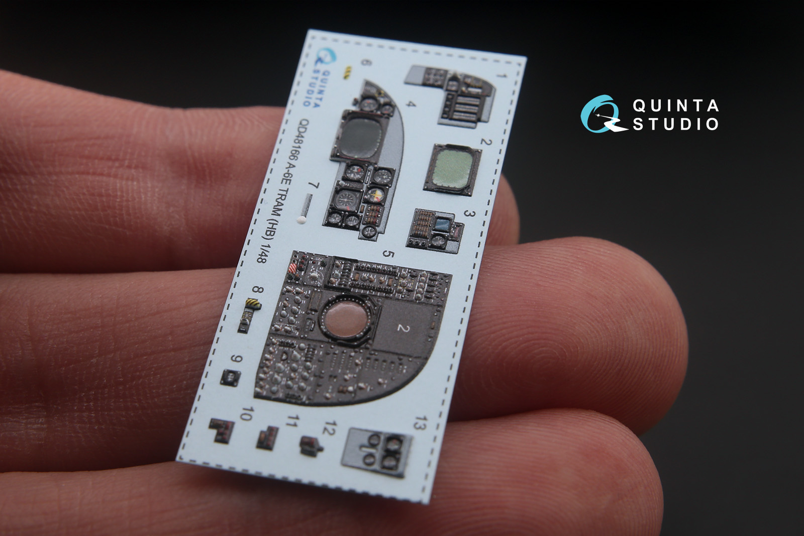 QD48166 3D Декаль интерьера кабины A-6E TRAM Intruder (для модели HobbyBoss)