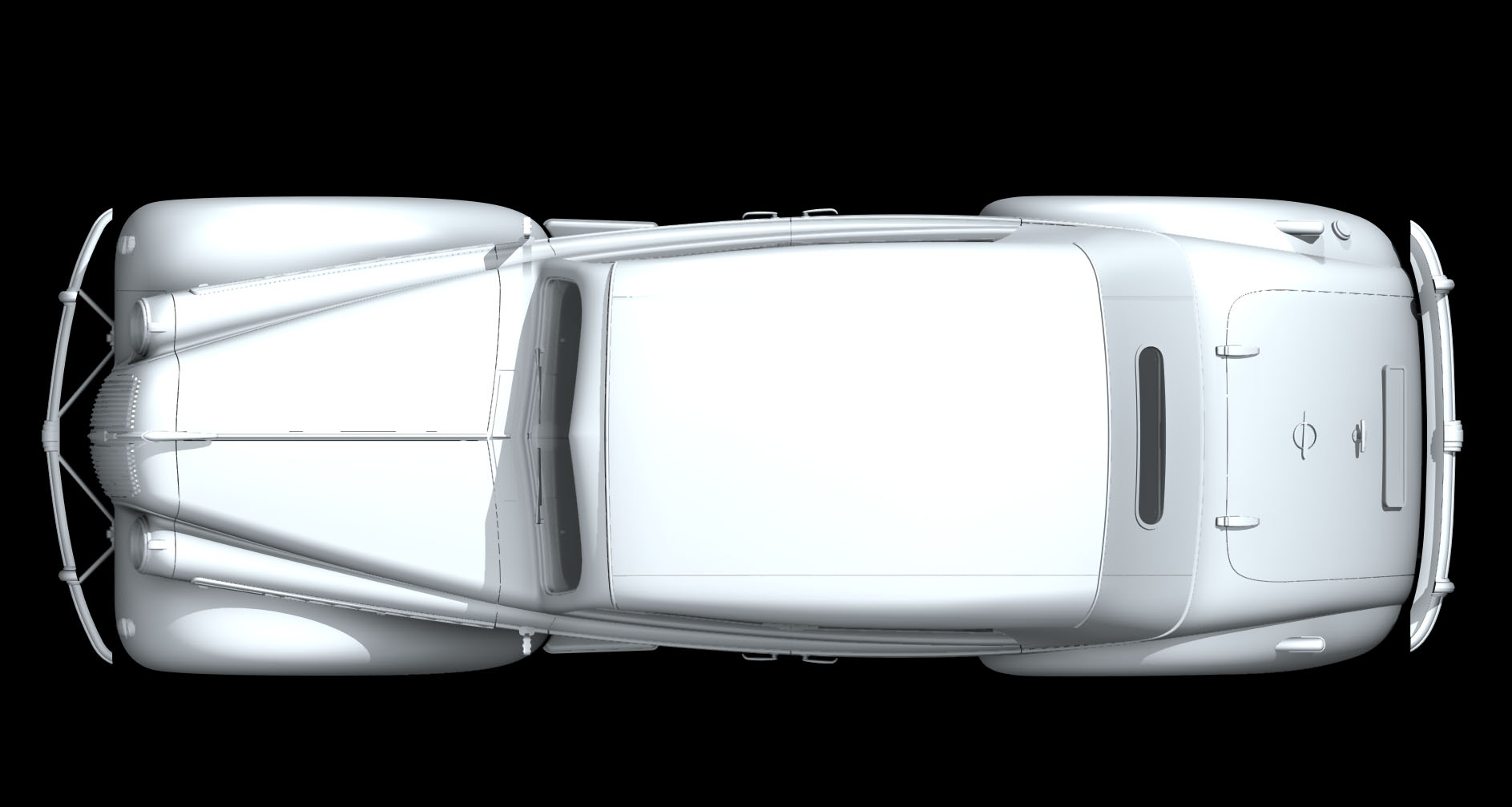 24022 Admiral кабриолет, Германский пассажирский автомобиль ІІ МВ с раскрытым тентом ICM