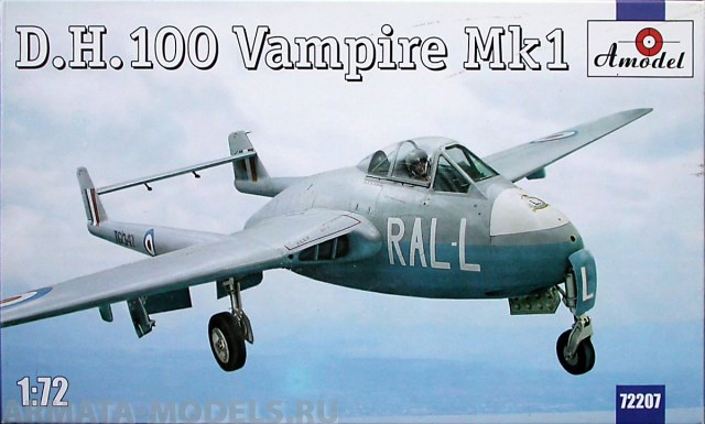 АМ72207 Vampire Mk1 Amodel