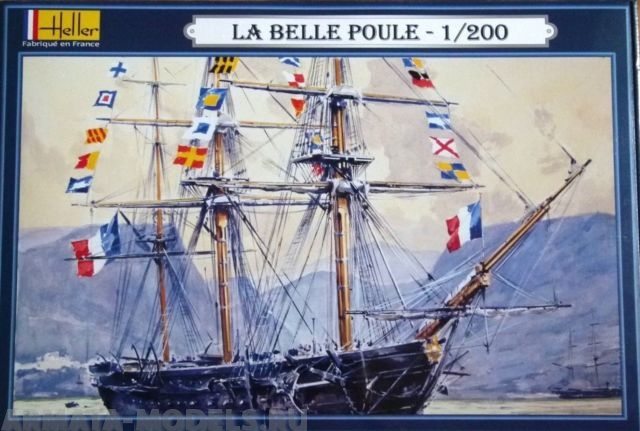 80838 Корабль La Belle Poule  (1:200) Heller