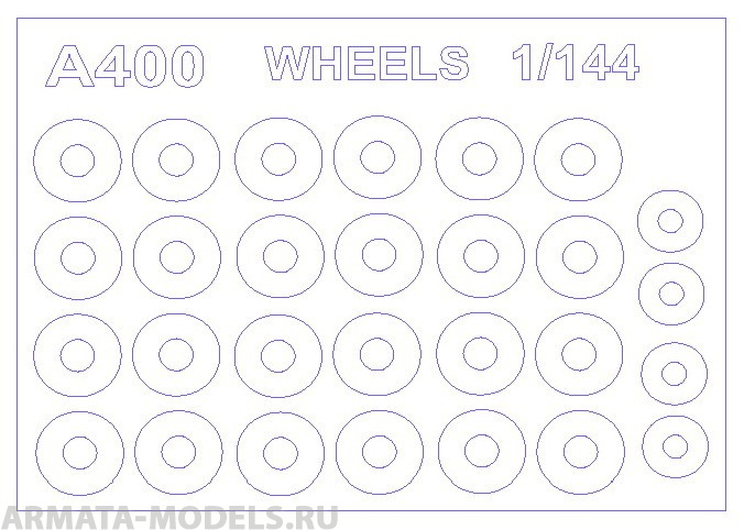 14708KV Окрасочная маска Airbus A400M для моделей фирмы Revell