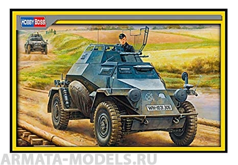 80149 Автомобиль German Leichter Panzerspahwagen(2cm) Mid Version (Hobby Boss) 1/35 Hobby Boss