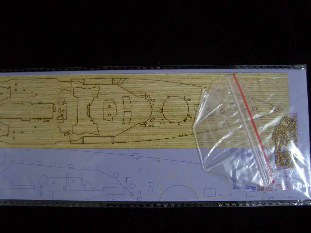 AW20004 Деревянная палуба для IJN Mutsu