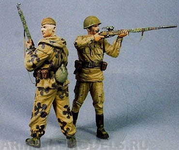 Т-35074 Советские снайперы (Сталинград лето 1942 г) (2) Tank