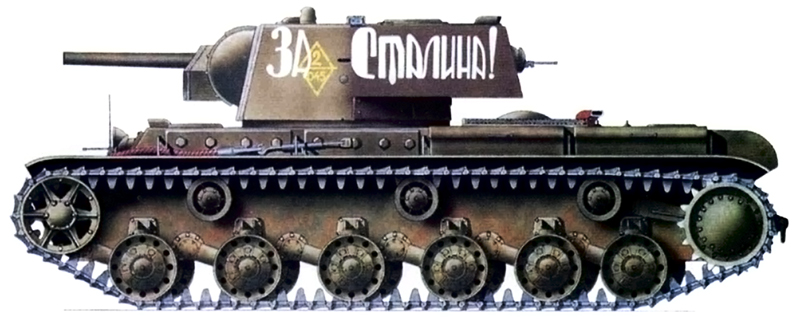 35020 Советский тяжелый танк КВ-1 (обр. 1941 г.) ARK model