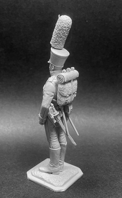 CHM-54376. Унтер-офицер гренадерского батальона полка Пешей Гвардии, Пруссия 1808-13 гг. 54 мм. Материал - смола. Chronos Miniatures