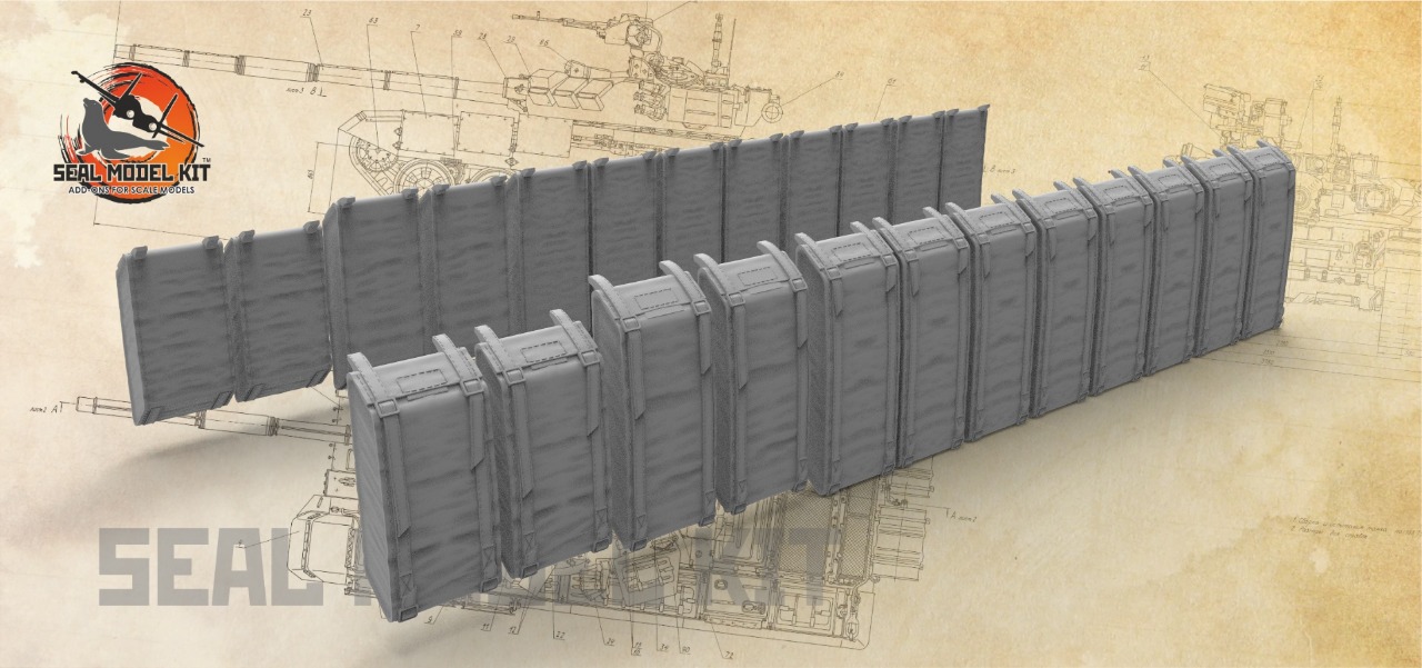 smk35007 мягкая броня для т-72б3