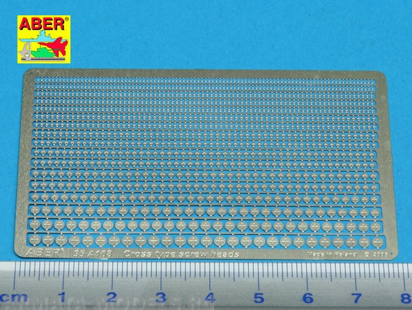 ABR-35-A108  Дополнения для  Cross type screw heads для  1/35