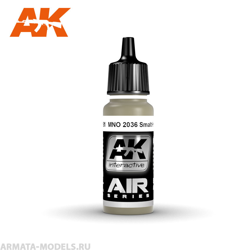 AK2161 Акриловая краска MNO 2036 Smalt Khaki Avion 17ml