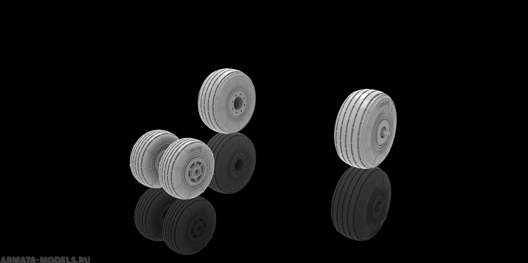 AM7219  Колеса для Ми-24 (Ми-35) 1/72