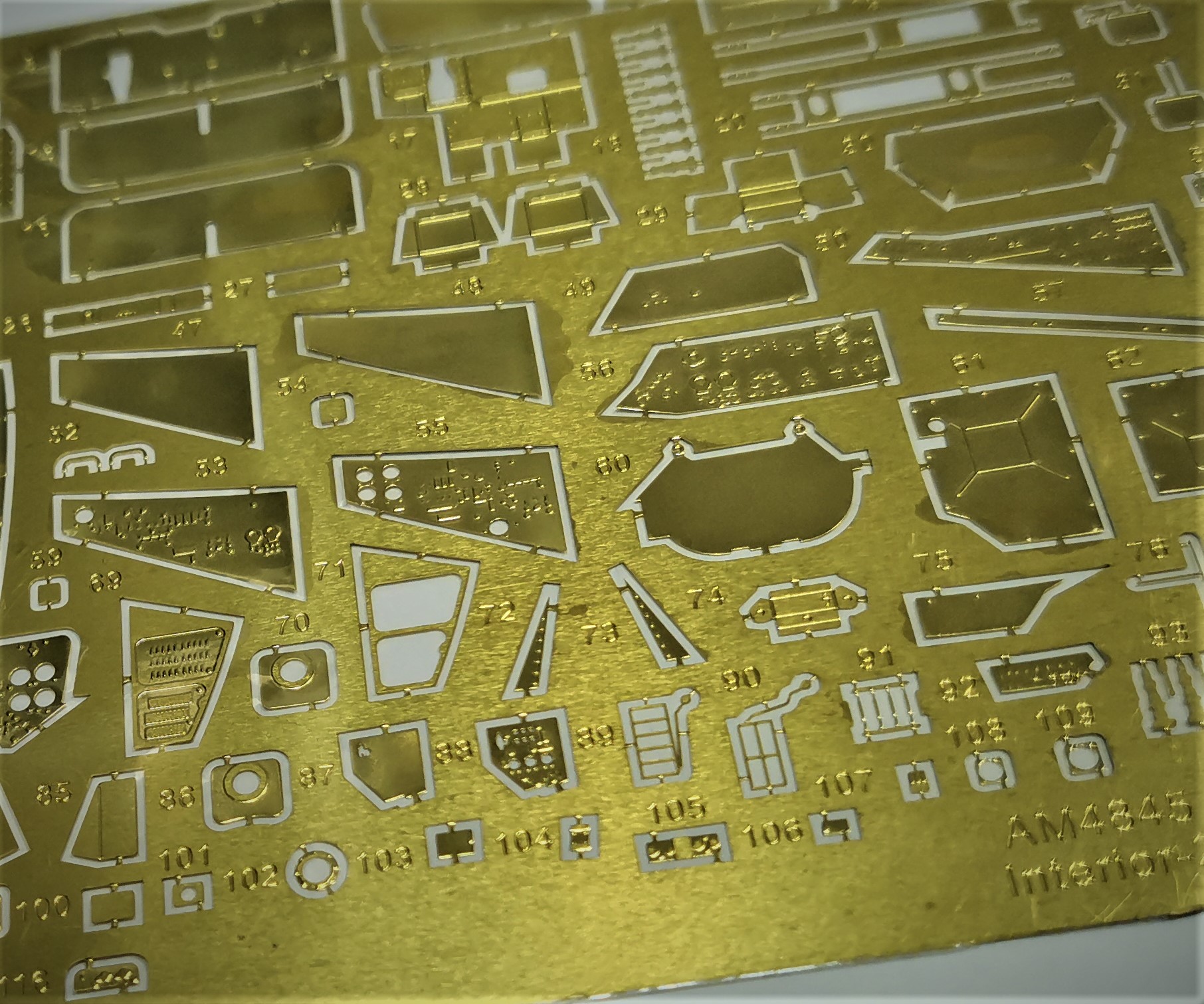 AM4845 Фототравление Интерьер Ми-24 В/ВП/П