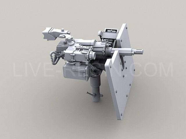 LRE35074 Автоматический 40 мм гранатомёт Mk47 [ALGL] Striker 40 на основании Vinghog ICSW с бронированным щитом S.A.G. (Save-A-Gunner)