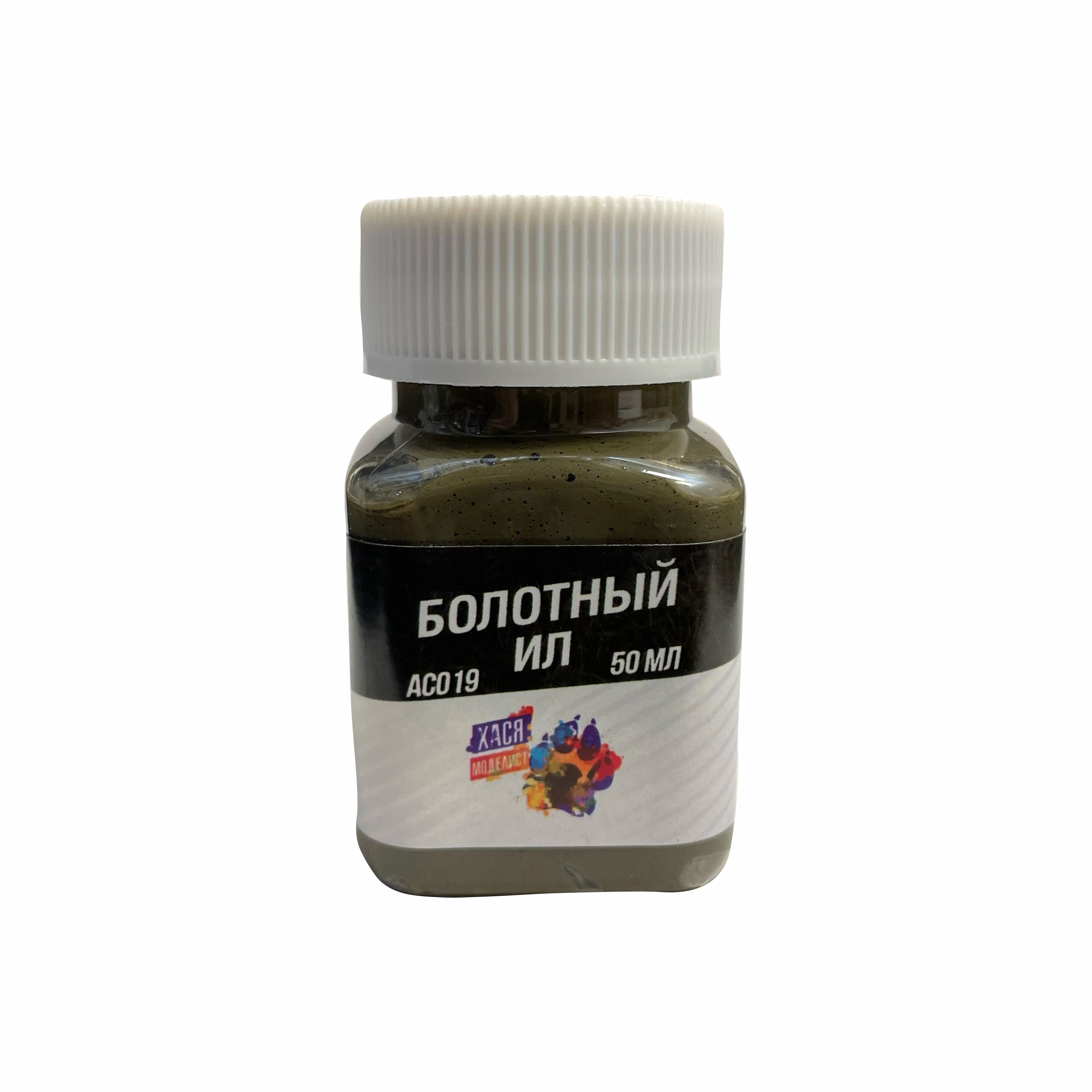 АС019 Акриловая смесь Болотный ил,крупнозернистая,  50 мл