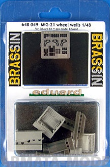 648049 Конверсия ниши шасси MiG-21 For Eduard