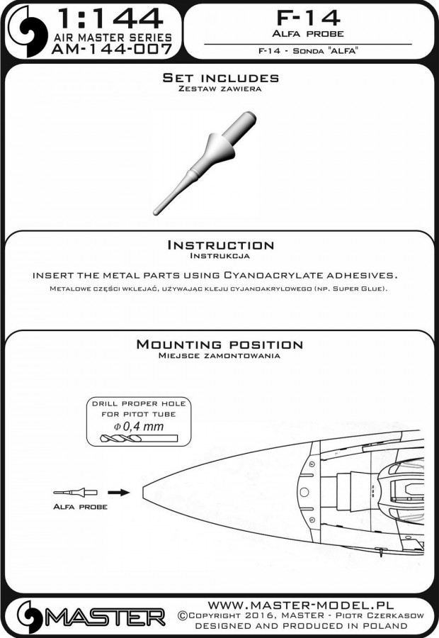 AM-144-007 F-14 - Зонд Альфа