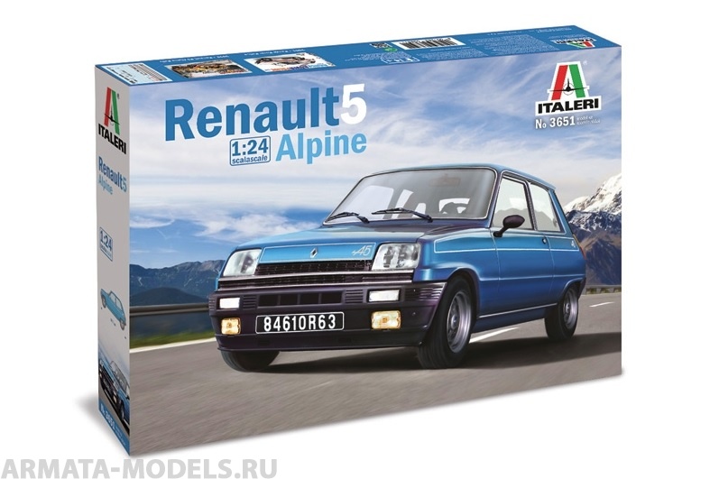 3651ИТ Автомобиль Renault 5 ALPINE Italeri
