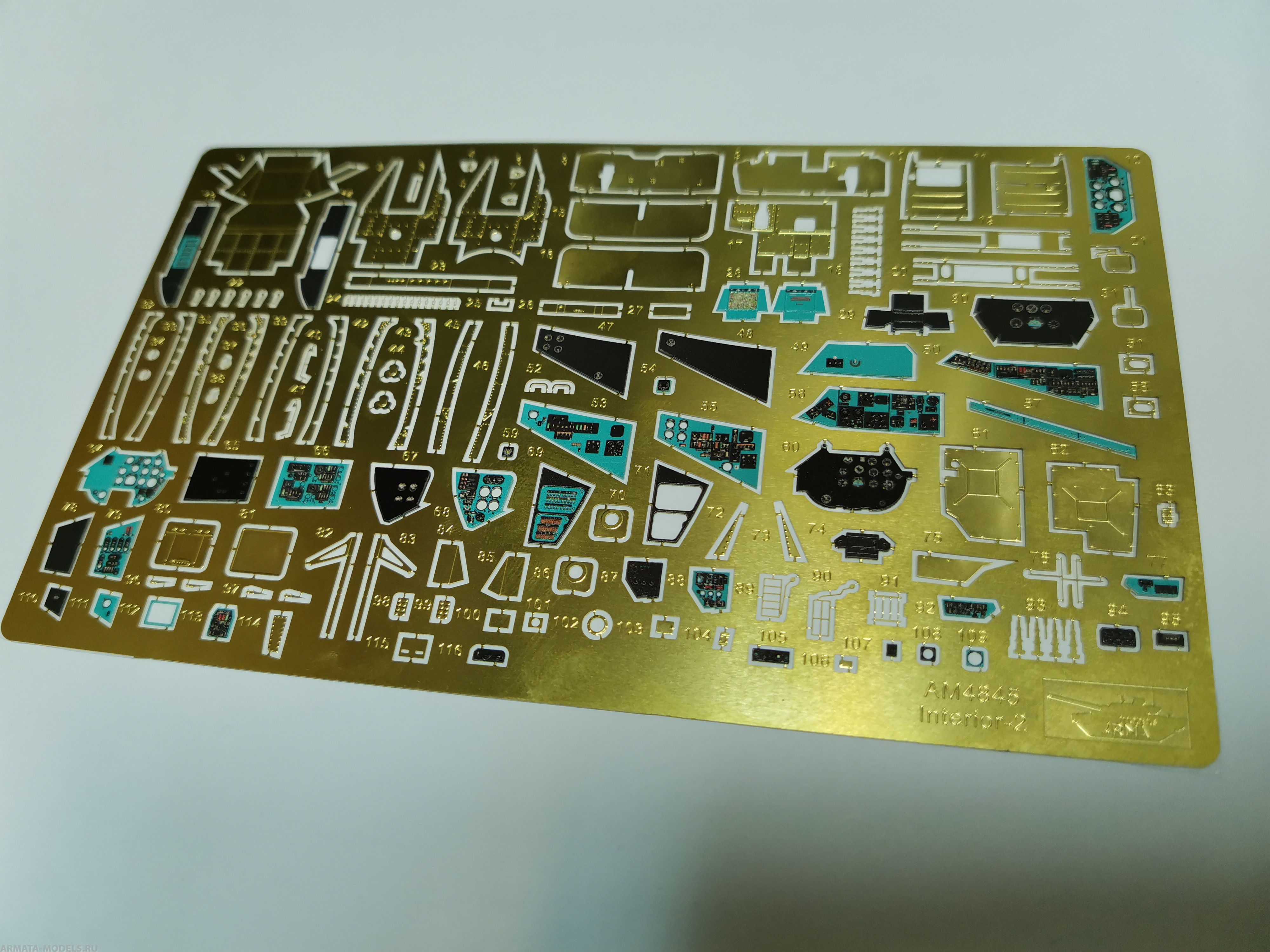 AM4845K Цветное фототравление Интерьер Ми-24