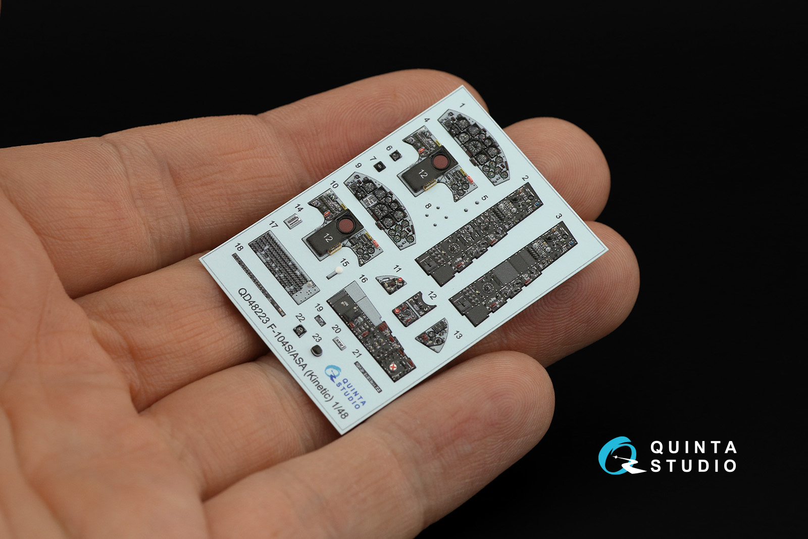 QD48223 3D Декаль интерьера кабины F-104S/ASA (Kinetic)