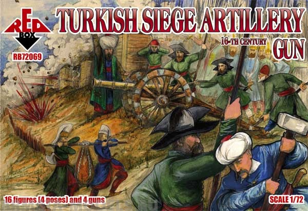 RB72069 Фигуры 16th Century Turkish Siege Artillery  Red Box