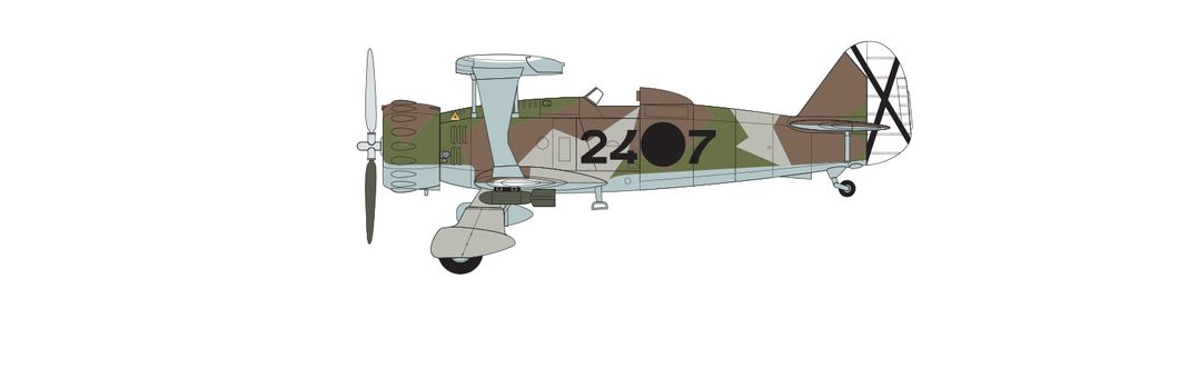 A02051V Сборная модель самолета Henschel Hs123A-1 Airfix