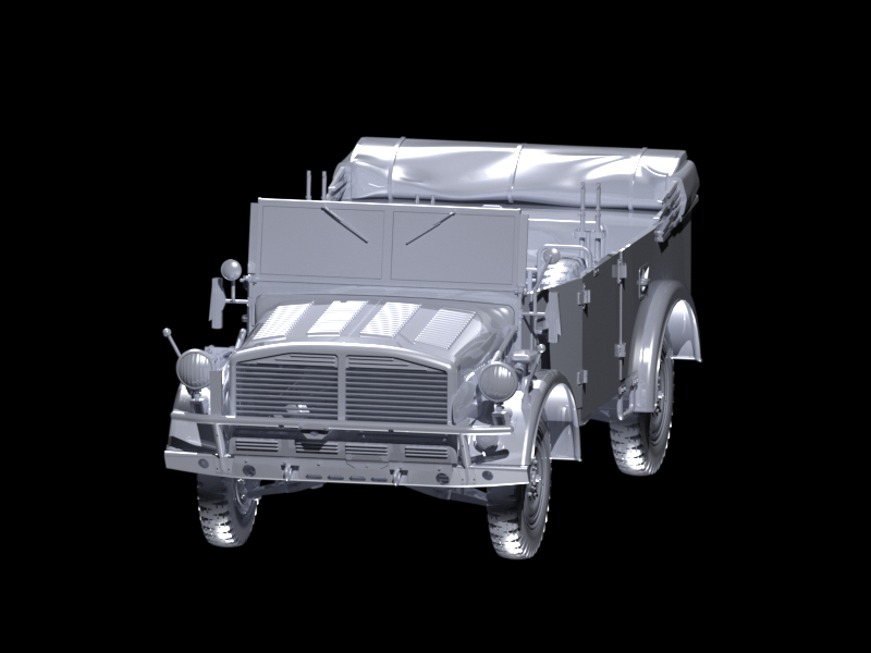 35505 Horch 108 Typ 40, Германский армейский автомобиль ICM