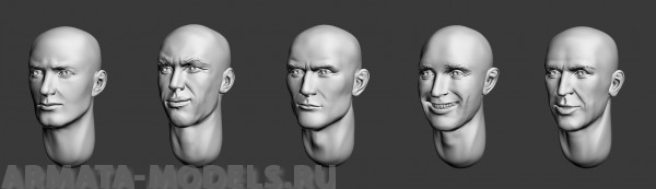 ARM356024 Головы (без волос) №6 ARMOR35
