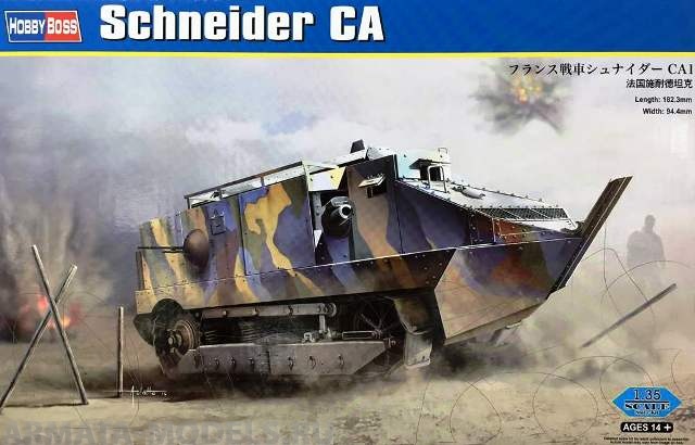 83861 Танк Schneider CA - Early Hobby Boss
