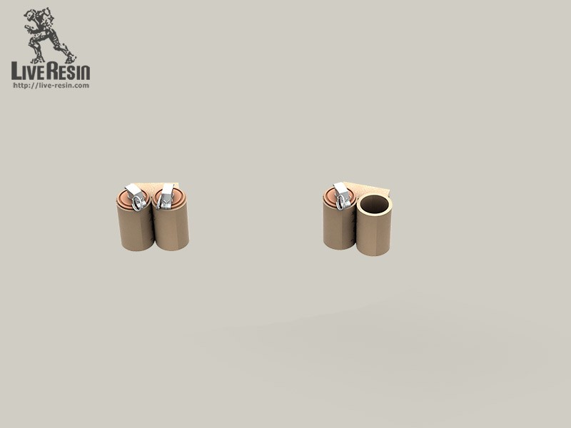 LRE35317 Наборы для башни SAG II - самодельные стаканы для размещения дымовых гранат М18 и ящики с лентами закрепленные в кредл