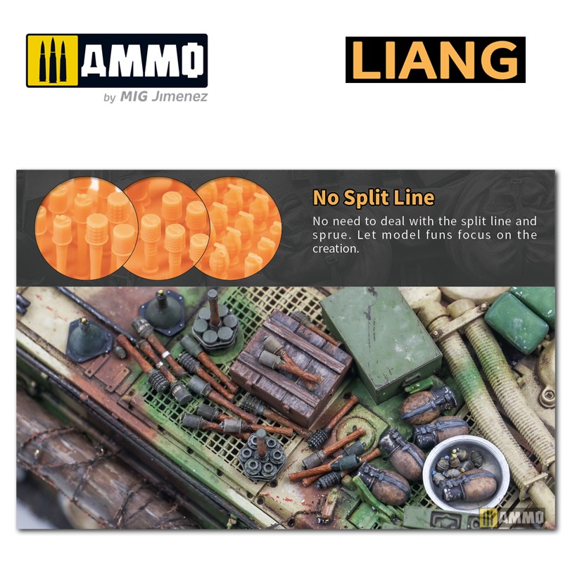 LIANG-0420 Набор декораций 3D-Print German Grenade WWII x 46