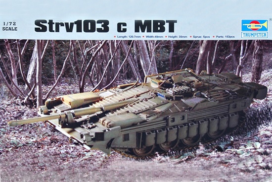 07220 Танк  Strv-103c  Trumpeter