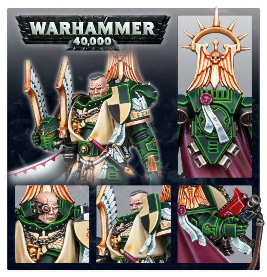 44-16GW Набор Темные Ангелы. Мастер Лазарь (Dark Angels Master Lazarus)