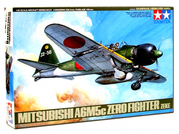 61027 Истребитель A6M5с TYPE 52 ZERO (ZEKE) 7 фигур. Tamiya