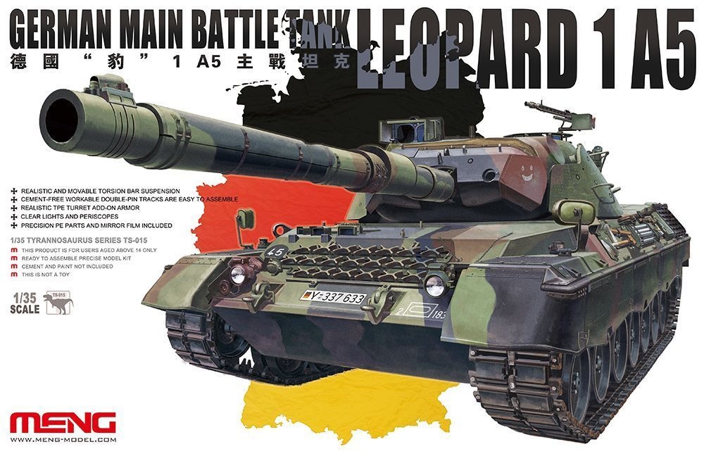 TS-015 German main battle tank LEOPARD 1 A5 1/35