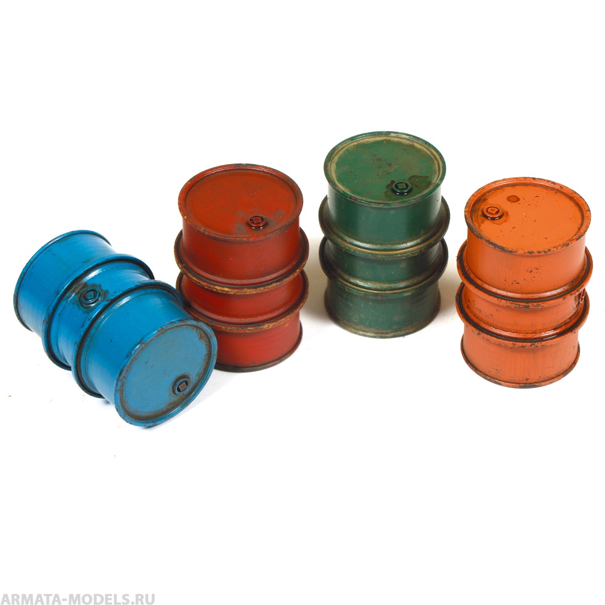 35-0012-A  Civilian Fuel Drums (4pcs.)
