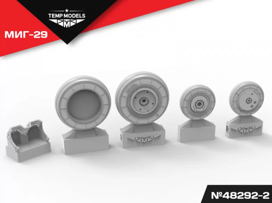 48292-2TMP КОЛЕСА ШАССИ МИГ-29 3D
