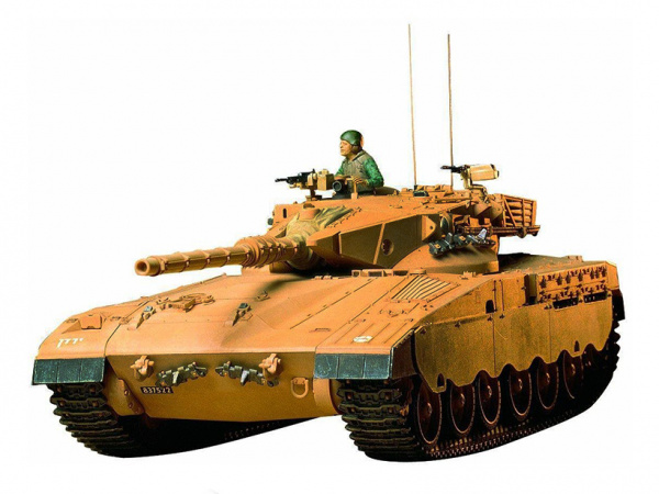 35127T Израильский танк Merkava с 105-мм пушкой и 1 фигурой танкиста Tamiya