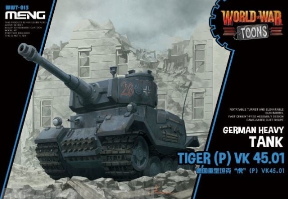 WWT-015 GERMAN HEAVY TANK TIGER(P) VK45.01 Meng