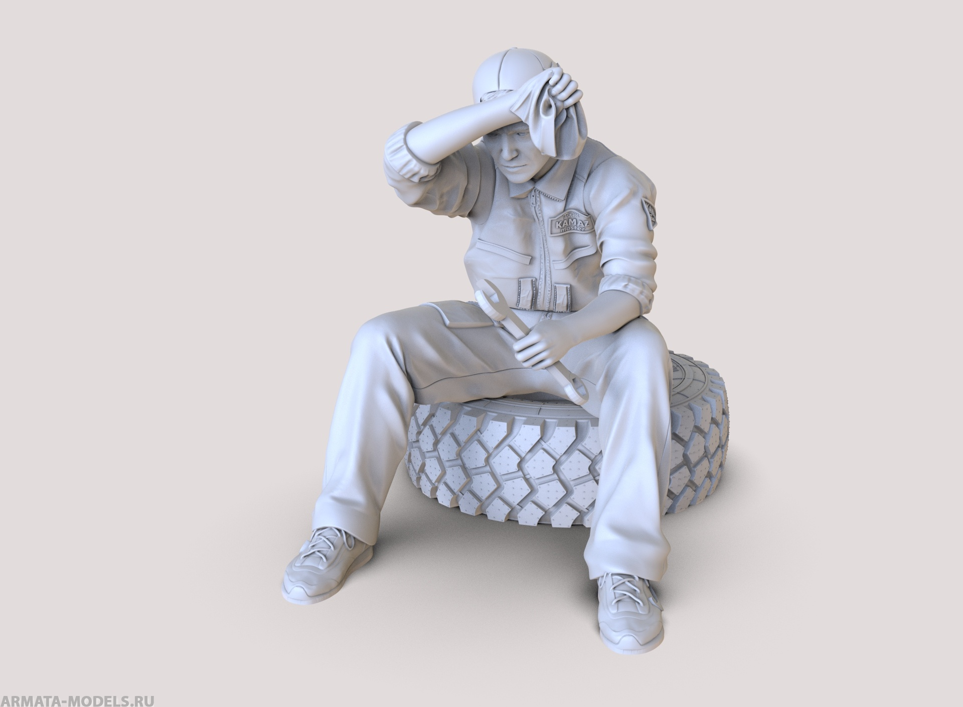 AM4322 Техник КАМАЗ Мастер сидящий Arma Models