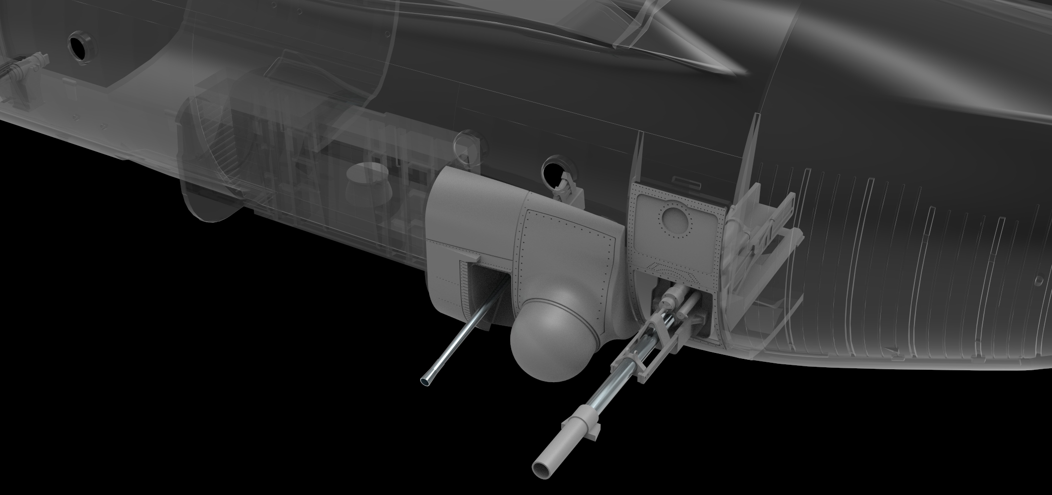 AM7290 Конверсия AC-130H Spectre Arma Models