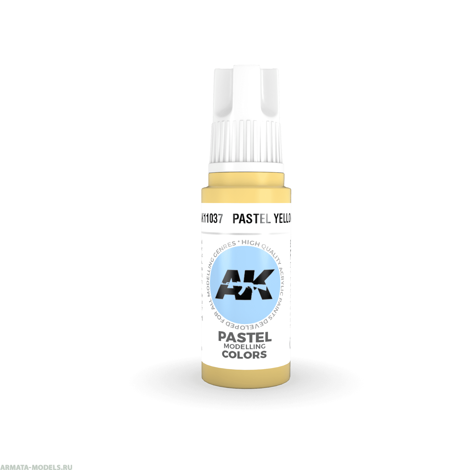 AK11037 Краска акриловая Pastel Yellow 17ml