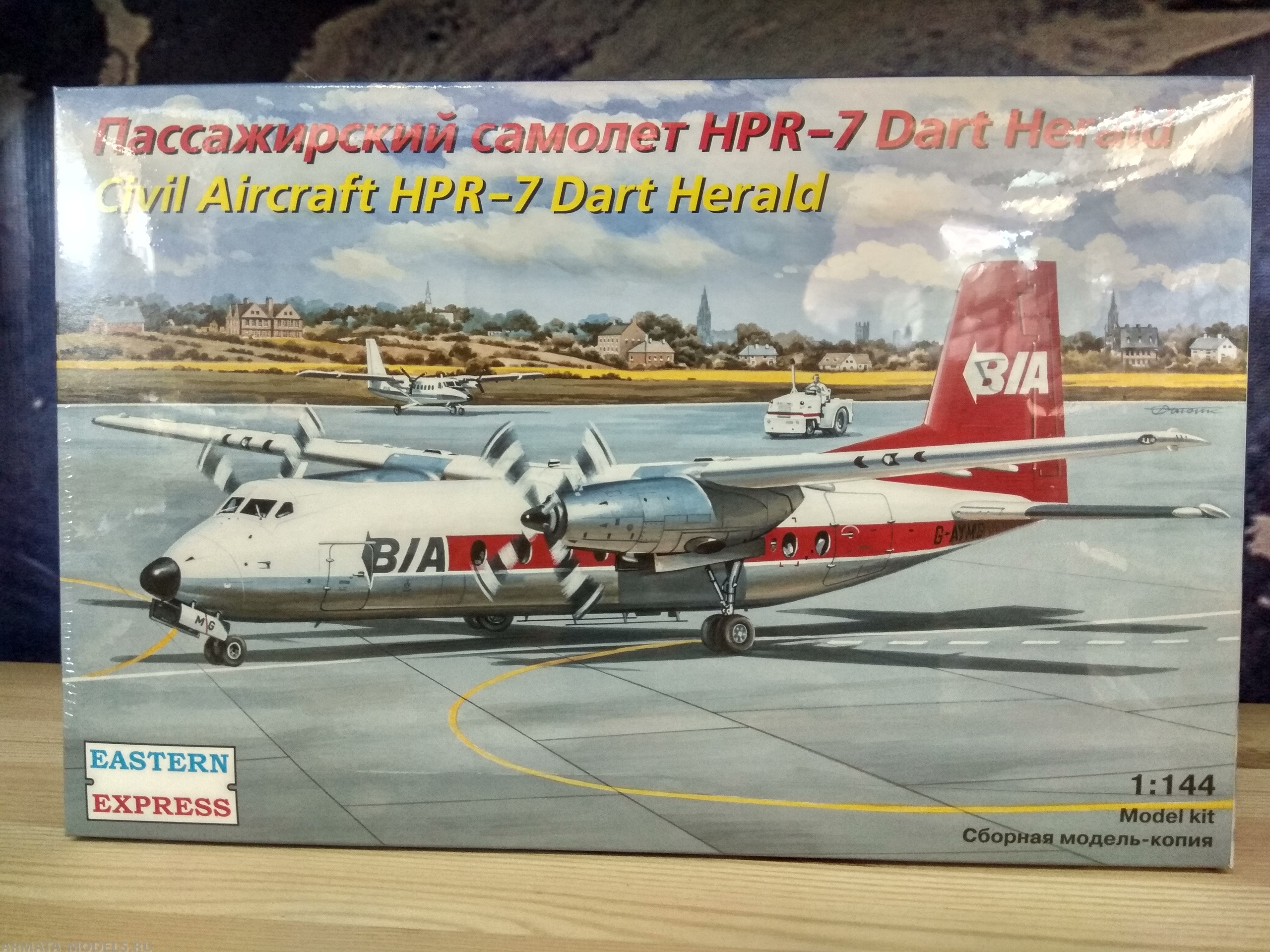 ЕЕ144125 Пас. самолет Dart Herald BIA Восточный экспресс