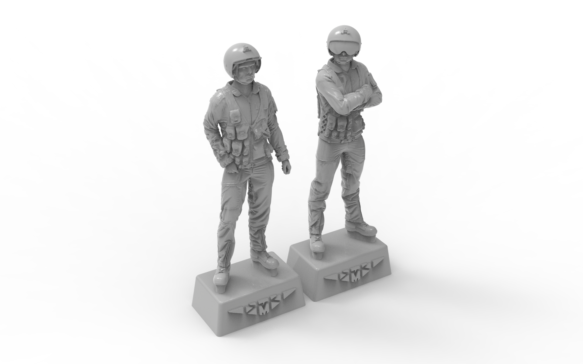 48524-2-1TMP Пилоты ВКС РФ набор №7-2 (2шт) Temp Models