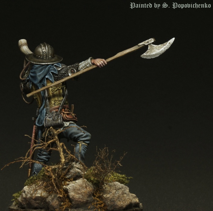 75-008TIN Swedish militia , Battle of Wisby 1361 TinBerlin